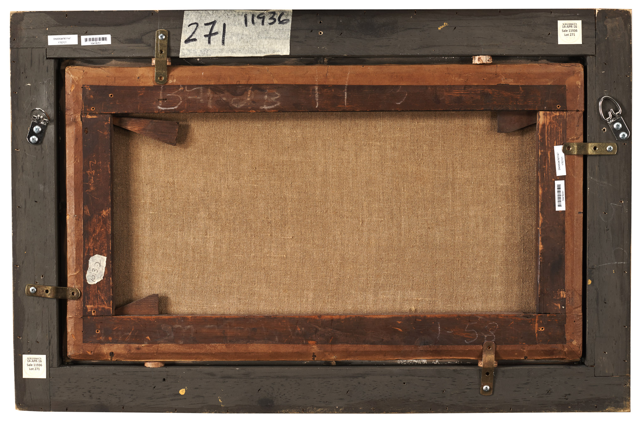 Trompe l'oeil bas-relief of Putti Playing with a Goat Slider Image 3